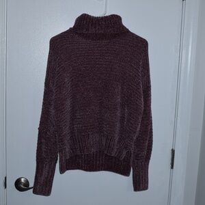 Turtleneck Sweater Pink/Purple Color Size Medium